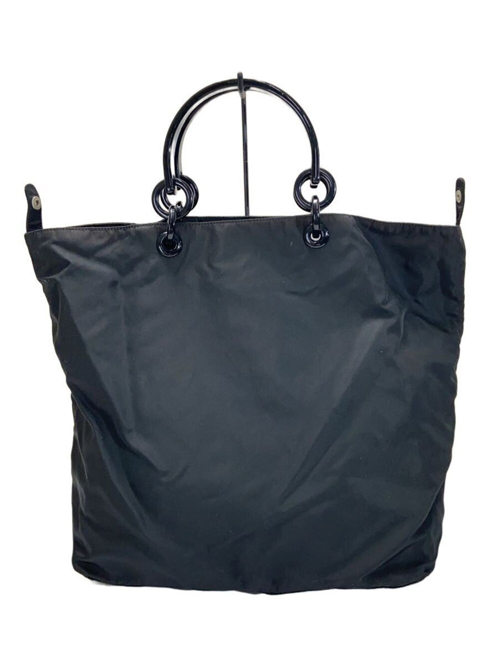 Prada Tote Tessuto Saffiano Bag Black
